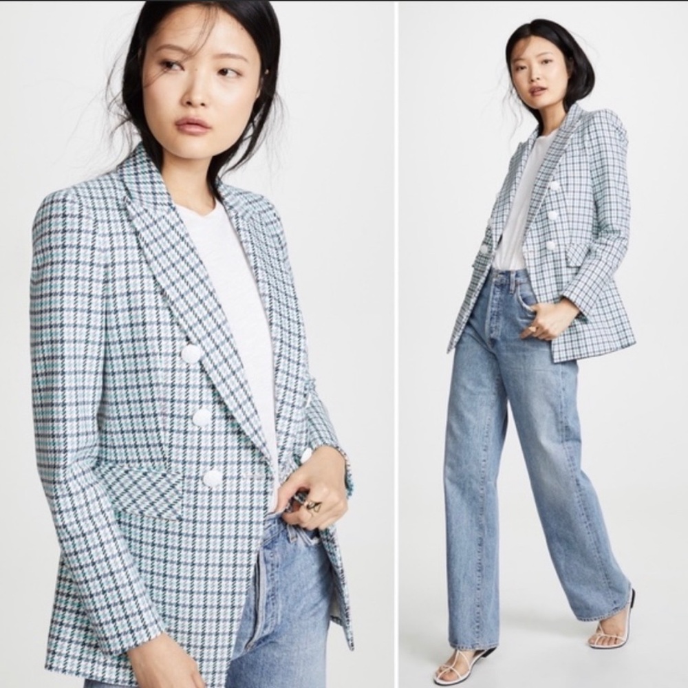 Veronica Beard Moroso Dickey Jacket Blue